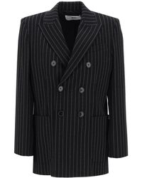 Ami Paris - Double Breasted Pinstripe - Lyst