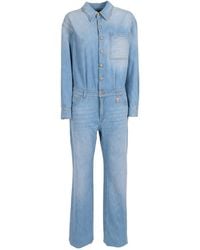 Elisabetta Franchi - Tuta Donna Jeans - Lyst