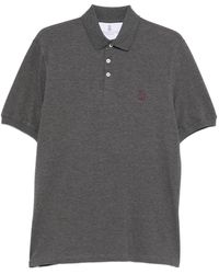 Brunello Cucinelli - Logotipo de algodón Polo - Lyst