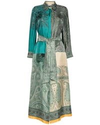 Pierre Louis Mascia - Printed Silk Dress - Lyst