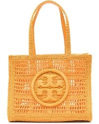 Tory Burch - Ella Small Rafia Tote - Lyst