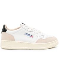 Autry - Leren Sneakers Met Logopatch - Lyst