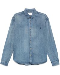 Saint Laurent - Denim Camisa de algodón - Lyst