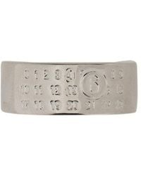 MM6 by Maison Margiela - Minimal Numeric Cuff Ring - Lyst