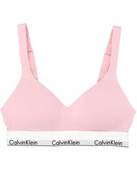 Calvin Klein - Bralette Mit Logo - Lyst