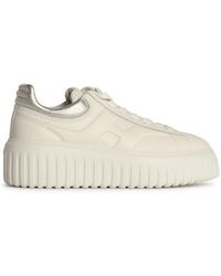Hogan - Baskets 'H Stripes' Lear blanches - Lyst