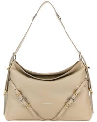 Givenchy - Sand Leather Medium Voyou Shoulder Bag - Lyst