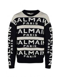 Balmain - Jersey con logo estampado - Lyst