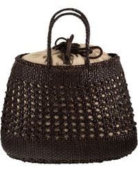 Dragon - Santa Cano geflochtene Ledertasche - Lyst