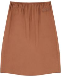 MM6 by Maison Margiela - Midi Skirt - Lyst