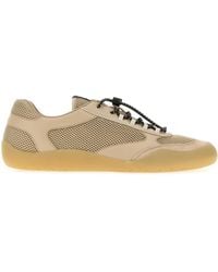 Prada - Leather And Mesh Speedrock Sneakers - Lyst