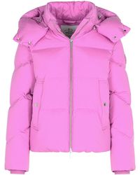 Woolrich - 'Alsea' Fuchsia Polyamide Down Jacket - Lyst