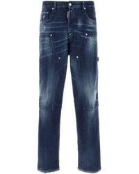 DSquared² - Dsquared Stretch Denim Loose Carpenter Jeans - Lyst