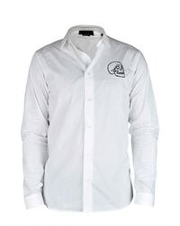 Philipp Plein - Cut Ls Skull Shirt - Lyst