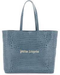 Palm Angels - Croco-embossed Leather Shopping Bag - Lyst