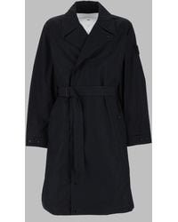 Stone Island - Trench Coat Cotton & Raincoats - Lyst