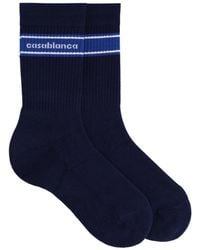 CASABLANCA - Socks With Logo - Lyst