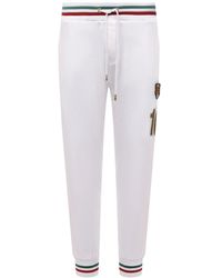 Dolce & Gabbana - Pantalones de chándal con logotipo de - Lyst
