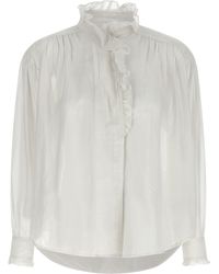 Isabel Marant - Pamias Top Bianco-Donna - Lyst