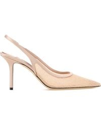 Jimmy Choo - Solid Pointed Toe Heels - Lyst