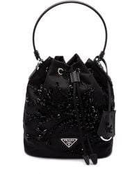 Prada - Bolso Shopper Con Logo Triangular - Lyst