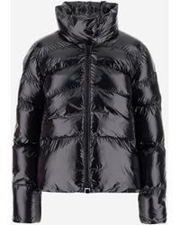 Pinko - Glanzende Nylon Opgevulde Jas - Lyst