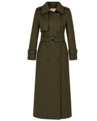 MICHAEL Michael Kors - Belted Trench Coat - Lyst