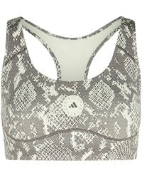 adidas By Stella McCartney - Adidas von Stella McCartney Schlangenabdruck Polyester Mischung Sporty Top - Lyst
