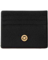 Versace - Leather Medusa Biggie Card Holder - Lyst