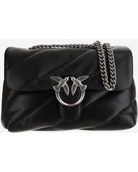 Pinko - Quilted Leather Puff Bag - Lyst