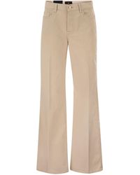 7 For All Mankind - Lotta Wide Leg Stretch Denim Jeans - Lyst