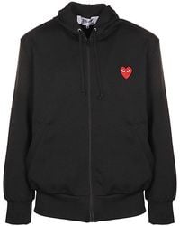 Comme des Garçons - Heart Cotton Hoodie - Lyst