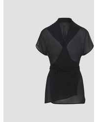 Rick Owens - Wrap Ss Top - Lyst