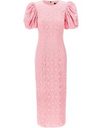 ROTATE BIRGER CHRISTENSEN - Drehen Sie Birger Christensen Lace Midi Kleid - Lyst