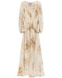 Semicouture - Veronica Long Dress - Lyst