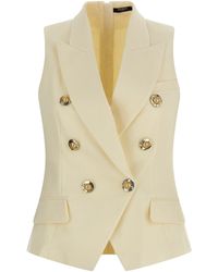 Balmain - 'gold And Gold Coin' Vest - Lyst