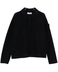 Stone Island - Wool Cardigan - Lyst
