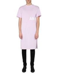 Ambush - Long-Line Logo-Print T-Shirt - Lyst