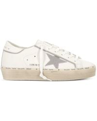 Golden Goose - Hi Star Leather Sneakers - Lyst