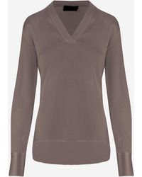 F.it - Shirt Stretch Silk - Lyst