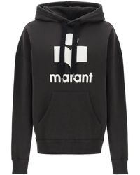 Isabel Marant - Mansel Hoodie With Flocked Logo - Lyst