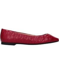 Jimmy Choo - Leni Ballet Flats Leather Fuchsia/Raspberry - Lyst