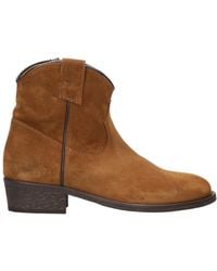 Via Roma 15 - Laarzen Leer Bruin - Lyst