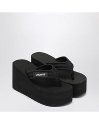 Coperni - Wedge Sandal With Logo - Lyst
