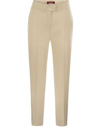 Max Mara - Romagna Viscose Blend Trousers - Lyst