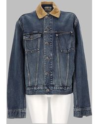 JW Anderson - Jacket With Velvet Collar - Lyst