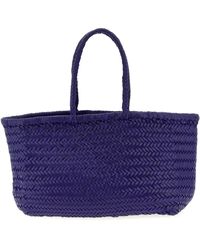 Dragon Diffusion - Bamboo Triple Jump Shoulder Bags Purple - Lyst