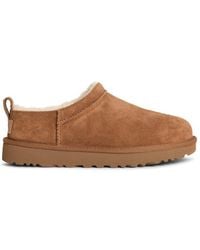 UGG - 'Classic Micro' Chestnut Suede Boots - Lyst