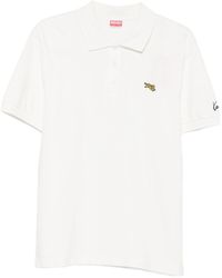 KENZO - Gots Cotton Polo Shirt - Lyst