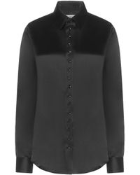 Saint Laurent - Silk Shirt - Lyst